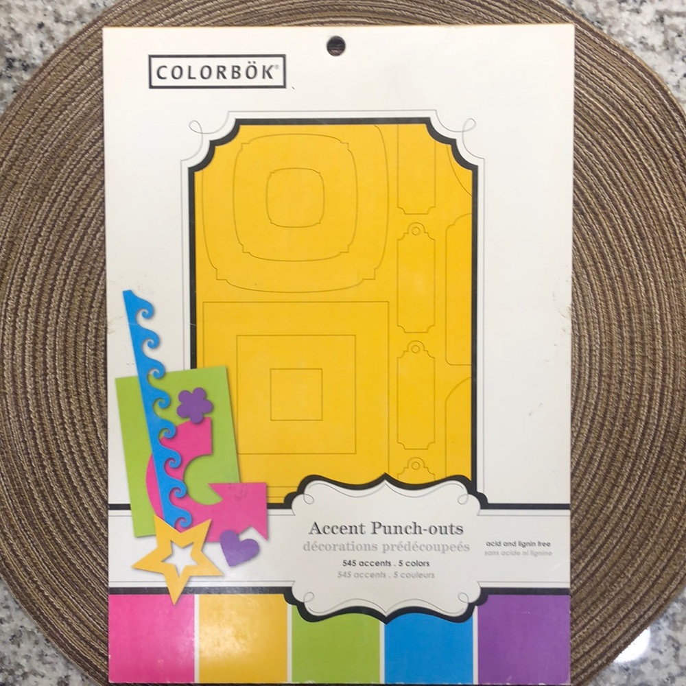 Colorbok Accent Punch-Outs Bright